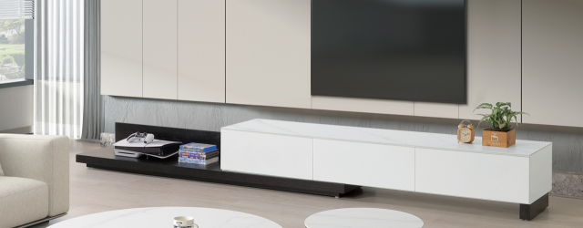 艾頓 6尺岩板伸縮長櫃